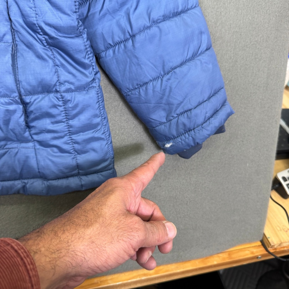 Columbia Puffer Jacket Women 1X Blue Thermal Coil Quilted Insulated Winter Snow - Picture 6 of 8